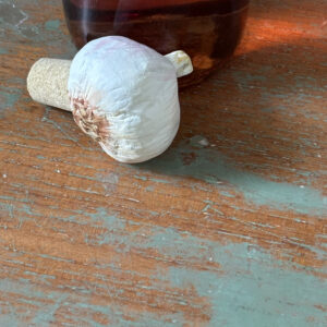 Pottery Vegetable - Garlic Bottlestopper