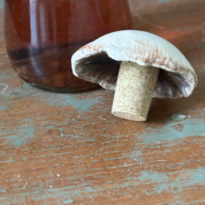 Pottery Mushroom Bottlestopper